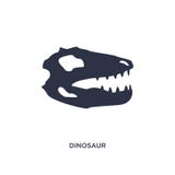 dinosaur icon on white background. Simple element illustration from history concept royalty free illustration dinosaur icon on white background. Simple element illustration from history concept royalty free illustration