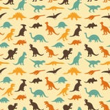 Dinosaura retro wzór royalty ilustracja Dinosaura retro wzór royalty ilustracja