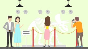 Dinosaurie på museet Royaltyfria Bilder Dinosaurie på museet Royaltyfria Bilder