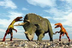 Dinosaurs voraces illustration de vecteur Dinosaurs voraces illustration de vecteur