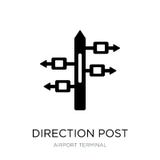 direction post icon in trendy design style. direction post icon isolated on white background. direction post vector icon simple vector illustration direction post icon in trendy design style. direction post icon isolated on white background. direction post vector icon simple vector illustration