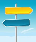 Direction Sign Royalty Free Stock Photography Direction Sign Royalty Free Stock Photography