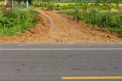 Dirt Road Paved Stock Photography Dirt Road Paved Stock Photography
