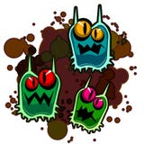 Dirty Monsters Royalty Free Stock Photography Dirty Monsters Royalty Free Stock Photography