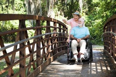 Disabled Seniors in Park