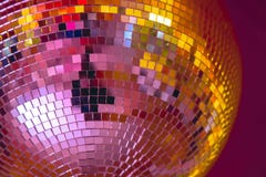Disco ball with sining light stock photo Disco ball with sining light stock photo
