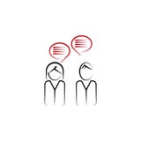 Discrimination raciale icône de la connexion 2 de client Illustration simple d'élément coloré Conception de symbole d'ensemble de illustration stock Discrimination raciale icône de la connexion 2 de client Illustration simple d'élément coloré Conception de symbole d'ensemble de illustration stock