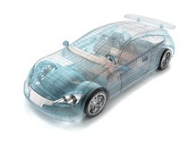 Disegno dell'automobile, modello del collegare royalty illustrazione gratis Disegno dell'automobile, modello del collegare royalty illustrazione gratis