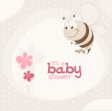 Disegno sveglio della doccia di bambino. Immagini Stock Libere da Diritti Disegno sveglio della doccia di bambino. Immagini Stock Libere da Diritti