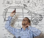 Diseñador del coche imágenes de archivo libres de regalías Diseñador del coche imágenes de archivo libres de regalías