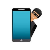 Diseño cibernético de la seguridad Foto de archivo libre de regalías