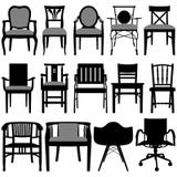 Diseño de la silla stock de ilustración Diseño de la silla stock de ilustración