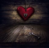 Diseño de las tarjetas del día de San Valentín - corazón en encadenamientos ilustración del vector Diseño de las tarjetas del día de San Valentín - corazón en encadenamientos ilustración del vector