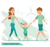 Diseño EPS 10 del vector de los CARACTERES de la FAMILIA ilustración del vector Diseño EPS 10 del vector de los CARACTERES de la FAMILIA ilustración del vector