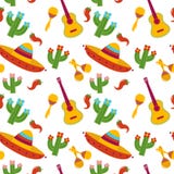 Diseño mexicano del ejemplo del vector del modelo Diseño mexicano del ejemplo del vector del modelo