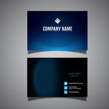 Diseño moderno de la tarjeta de visita stock de ilustración Diseño moderno de la tarjeta de visita stock de ilustración