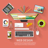 Diseño web Programa para el diseño y la arquitectura libre illustration Diseño web Programa para el diseño y la arquitectura libre illustration