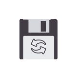 Disk drive floppy resave save storage icon vector illustration Disk drive floppy resave save storage icon vector illustration