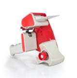 Dispensador para embalar la cinta adhesiva aislada en el fondo blanco imagenes de archivo Dispensador para embalar la cinta adhesiva aislada en el fondo blanco imagenes de archivo