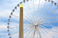 Disponga la La Concorde Obelisque del de a Parigi Immagini Stock Libere da Diritti Disponga la La Concorde Obelisque del de a Parigi Immagini Stock Libere da Diritti