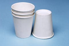 Disposable paper cups Royalty Free Stock Photos Disposable paper cups Royalty Free Stock Photos