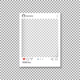 Disposición social de la red del marco de la foto libre illustration Disposición social de la red del marco de la foto libre illustration