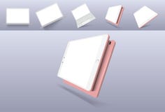 Dispositif isométrique minimalistic d'ensemble de l'illustration 3d de vecteur Smartphone, ordinateur portable, comprimé, vue de illustration libre de droits Dispositif isométrique minimalistic d'ensemble de l'illustration 3d de vecteur Smartphone, ordinateur portable, comprimé, vue de illustration libre de droits