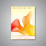 Disposition moderne de calibre pour la brochure, magazine illustration stock Disposition moderne de calibre pour la brochure, magazine illustration stock