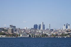 The district of Istanbul full of skyscrapers Maslak royalty free stock photography The district of Istanbul full of skyscrapers Maslak royalty free stock photography