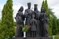DIVEEVO, Monument To Family Of Last Russian Emperor Nicholas II Romanov Royalty Free Stock Photo