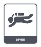 diver icon in trendy design style. diver icon isolated on white background. diver vector icon simple and modern flat symbol for vector illustration diver icon in trendy design style. diver icon isolated on white background. diver vector icon simple and modern flat symbol for vector illustration