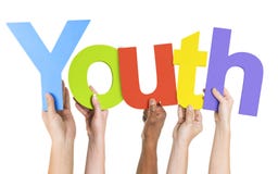 Free Diverse Hands Holding The Word Youth Royalty Free Stock Photos - 41756198