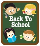 Diverse students with school supplies vector illustration Diverse students with school supplies vector illustration