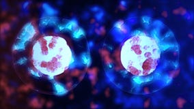 División celular de lifeform de la célula Ejemplo de la microbiología 3D de la mitosis de la célula ilustración del vector División celular de lifeform de la célula Ejemplo de la microbiología 3D de la mitosis de la célula ilustración del vector