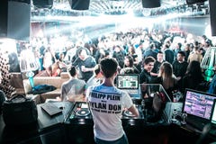 DJ in London club stock photography DJ in London club stock photography