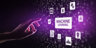 Djupa l?rande algoritmer f?r maskin, konstgjord intelligens, AI, automation och modern teknologi i aff?r som begrepp vektor illustrationer Djupa l?rande algoritmer f?r maskin, konstgjord intelligens, AI, automation och modern teknologi i aff?r som begrepp vektor illustrationer