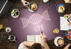 DNA Helix Life Science Graphic Concept royalty free stock image DNA Helix Life Science Graphic Concept royalty free stock image