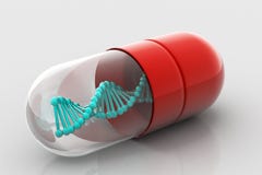 Dna In Capsule Stock Photography