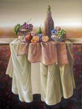 Do outono vida ainda com bagas e frutos no campo ilustração stock Do outono vida ainda com bagas e frutos no campo ilustração stock