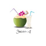  Doce da bebida do coco ilustração stock