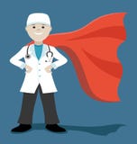 Docteur superbe illustration stock Docteur superbe illustration stock