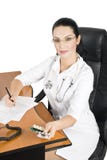 Doctor at desk stock images Doctor at desk stock images