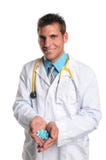 Doctor Holding Pills on Hands stock images Doctor Holding Pills on Hands stock images