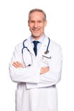 Doctor maduro feliz imagen de archivo libre de regalías Doctor maduro feliz imagen de archivo libre de regalías