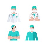 Doctor medical team vector stock illustration Doctor medical team vector stock illustration