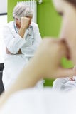 Doctor nurse hospital desperately royalty free stock image Doctor nurse hospital desperately royalty free stock image