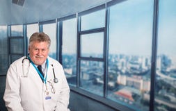 Doctor sitting in room royalty free stock image Doctor sitting in room royalty free stock image