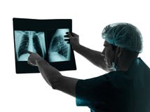 Doctor surgeon radiologist x-ray image Stock Images Doctor surgeon radiologist x-ray image Stock Images