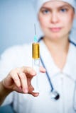 Doctor With Syringe Closeup Stock Photo Doctor With Syringe Closeup Stock Photo