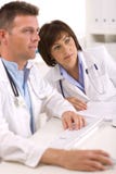 doctors kontorsworking royaltyfri bild doctors kontorsworking royaltyfri bild